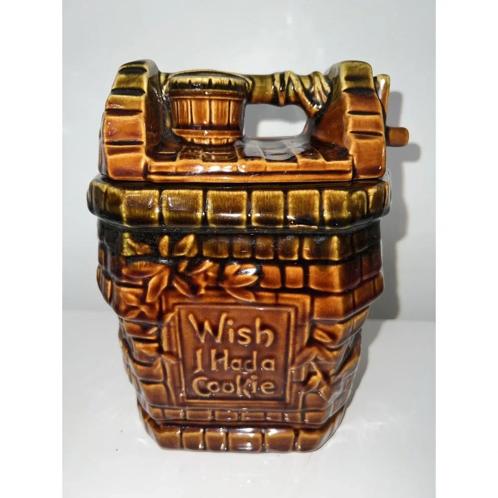 McCoy Pottery Wishing Well Cookie Jar 